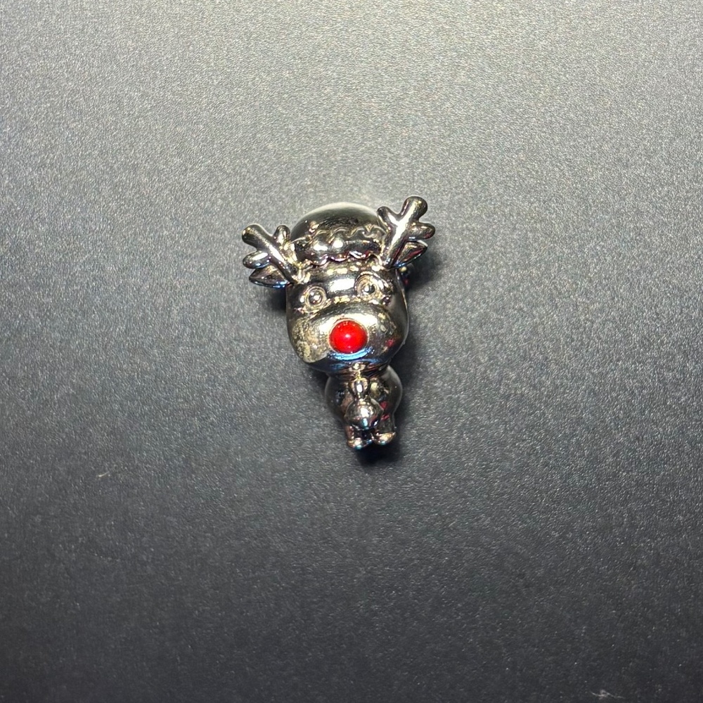 Pandora Sterling Silver Reindeer Charm Holiday Christmas Charm